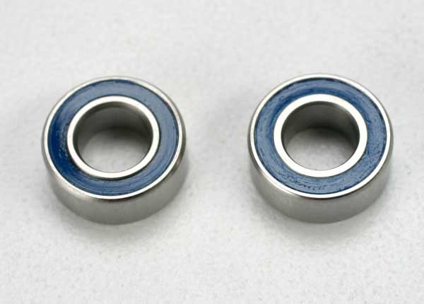 Kugellager- Ball bearings, blue rubber sealed (5x10x4mm) (2), TRX5115