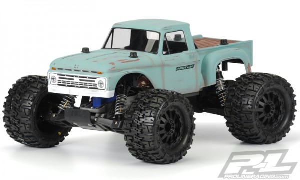 1:10 Body 66er Ford F-100 ( clear +decals )