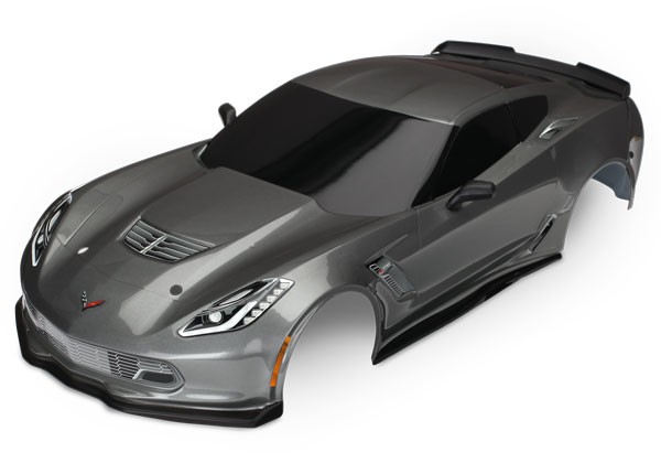 Body, Chevrolet Corvette Z06, graphite (painted, decals applied)