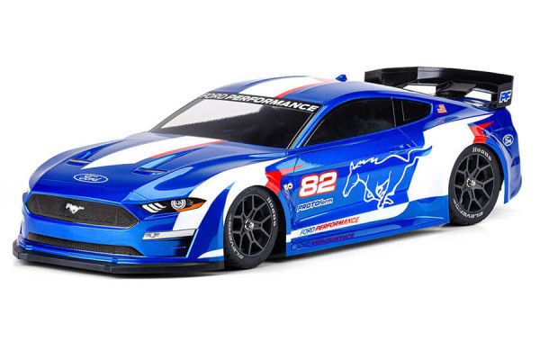 1:8 Body Protoform 2021 ford Mustang for Arrama Vendetta & Infractio 570 Mega ( clear +decals)