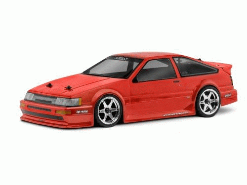 1:10 Body TOYOTA LEVIN AE86 190MM clear + Decals